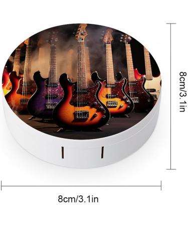 Cool Electric Guitar Contact Lens Case - Portable Travel Storage Box for Contact Lenses - Buy Online on GoSupps.com