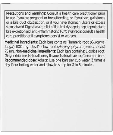 Four O'Clock Herbalist Vitality Joint Relief Herbal Tea Kosher Gluten-Free 6 Packs of 20 Teabags - Buy Online on GoSupps.com