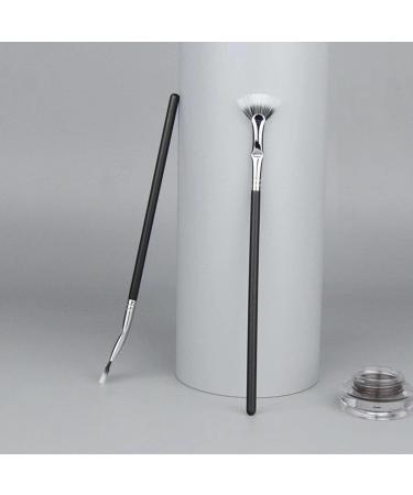 Mascara Fan Brush for Lashes | Soft Synthetic Fiber 120 Mascara Fan Brush | Eyelash Makeup Brush Folding Eyelash Eyebrow Brush for Elongated Volumized Eye Lashes Frifer - Buy Online on GoSupps.com