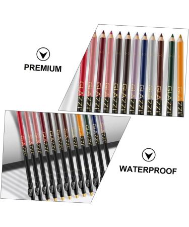 Didiseaon 12pcs Lip Liner Eyeliner Cosmetic Supplies Eyeliner Pen Long Lasting Eyeliner Makeup Pencil Long Lasting Eyebrow Pencil Makeup Tool Waterproof Eyeliner Matte Eyebrow Pencil - Buy Online on GoSupps.com