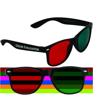 Color Evaluator Glasses - Red & Green Lenses for Accurate Color Values and Contrasts - 1 Pack - Buy Online on GoSupps.com