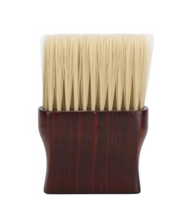 YAOGOHUA Barber Neck Duster Brush Professional Soft Neck Cleaning Brush with Solid Wood Handle for Hair Cutting