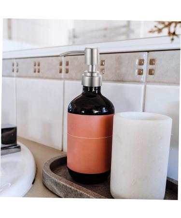 Alipis Medium Pumps Head - Stainless Steel & Acrylic Storage Containers for Bathroom Organization - Set of 2 7.5x7.5x2.5cm - Durable Germ-Free Lotion Dispenser - Buy Online on GoSupps.com