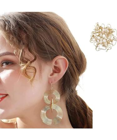 Hypoallergenic 925 Sterling Silver Earring Hooks Set with Silicone Backs and Jump Rings - 200 PCS/100 Pairs for DIY Jewelry Making - Buy Online on GoSupps.com