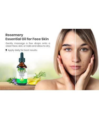 Organic Rosemary Oil for Hair Growth & Skin Care | 2.02 Fl Oz - Improve Scalp Health Minimize Gray Hair Fight Dandruff - International Shipping Available - Buy Online on GoSupps.com