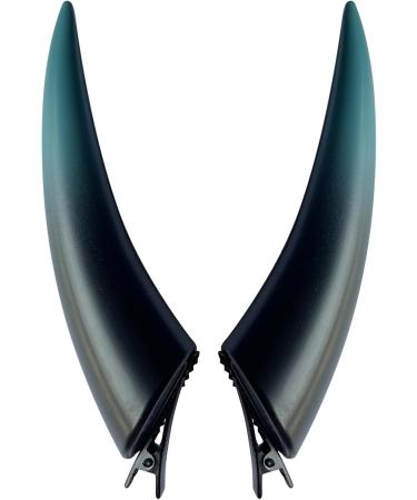 Gothic Devil Horns Women Demon Vampire Headpiece Devil Hair Clips Horns Hairpin for Scary Look Gothic Funny Cosplay for Women Halloween Blue - Buy Online on GoSupps.com