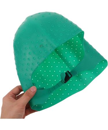 Alipis Bonnet de Teinture Capillaire en Silicone Vert R utilisable avec Trous pour M ches Calotte Professionnelle Flexible Outil Coiffure Pr cis pour Salon et Soins Capillaires  - Buy Online on GoSupps.com
