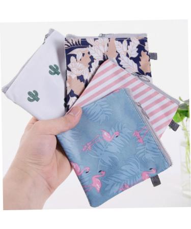 Healifty Portable Period Bags - 16 Pcs Napkin Storage & Hygiene Organizer for Travel - Menstrual & Tampon Zipper Bag - Buy Online on GoSupps.com