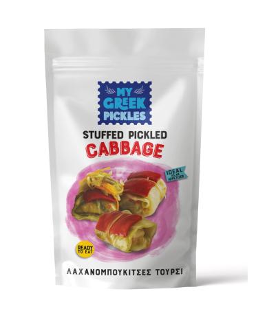 My Greek Pickles Stuffed Pickled Cabbage Rolls 270 gr Pack of 2 x 270 gr (Total: 540 gr)