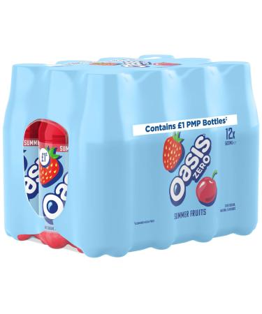 Oasis 12 x 500ml (Zero Summer Fruits)