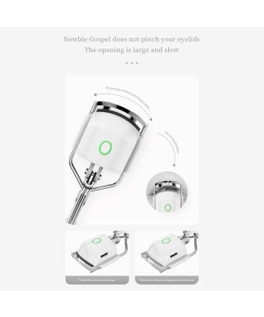 Rechargeable Dual Temperature Heated Eyelash Curler - Quick Curls Portable & Type C Charging - Buy Online on GoSupps.com
