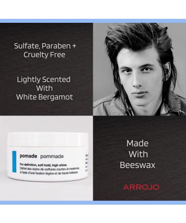 ARROJO Pomade - Sulfate-Free Hair Styling for Men & Women | Beeswax Hair Shine Products for All Hair Types (1.7 oz - Buy Online on GoSupps.com