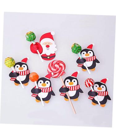  PRETYZOOM PRETYZOOM 150 Pieces Candy Lollipop Christmas Decor Christmas Decorations Ornament Card Paper Lollipop Decorations Candy Paper Card Decorate Red - Buy Online on GoSupps.com
