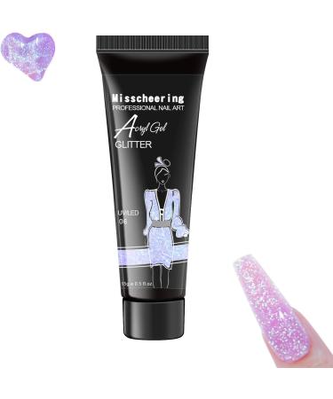 Glitter Gel Nail 15ml | Glitter Gel for Nails 15ml Gel Glue for Nails Uv Light Trendy Design Uv Nail Glue for Salon Nail Easy at Home Uwariloy 06 - Buy Online on GoSupps.com