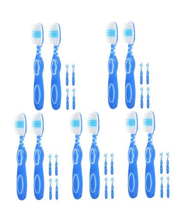Healvian 30 pieces of prison toothbrush portable toothbrush mouth cleaning brush prison toothbrush little toothbrush tiny toothbrush mini tooth cleaning tools