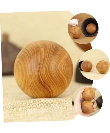 Fomiyes 2-Pack Wooden Massage Balls - Finger Acupressure Chinese Meditation & Stress Relief for Hands & Feet - Buy Online on GoSupps.com