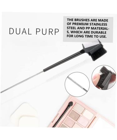 Buy Housoutil 6 Pcs Double Head Eyebrow Comb & Brush Set - Black Makeup Tools for Eyelashes & Brows | International Shipping Available - Buy Online on GoSupps.com