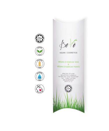 BeVe Vegan Eyebrow Wax & Pencil - Perfect Your Brows Naturally | Shop Internationally - Buy Online on GoSupps.com