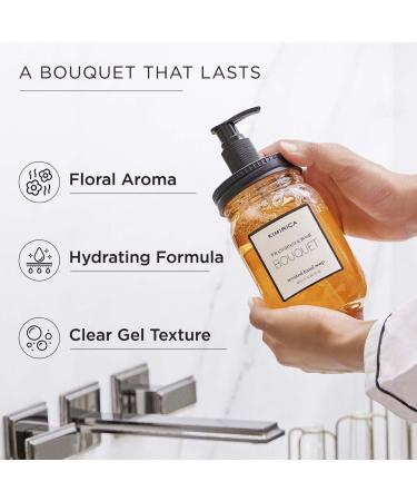 Bouquet Luxury Scented Hand Wash | With Goodness of Frangipani and Rose | Skincare Moisturizing| Antibacterial Formula | 100% Vegan & Paraben Free | 500ml - Buy Online on GoSupps.com