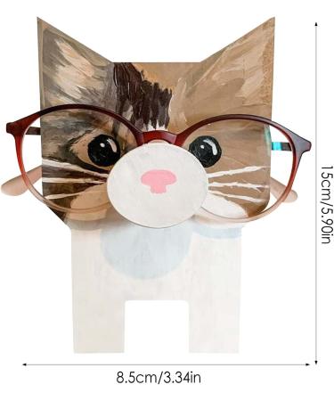 Buy Eactel Animal Glasses Stand - Fun Cat & Pig Design for Kids & Adults | Creative Holiday Gift Idea - Buy Online on GoSupps.com