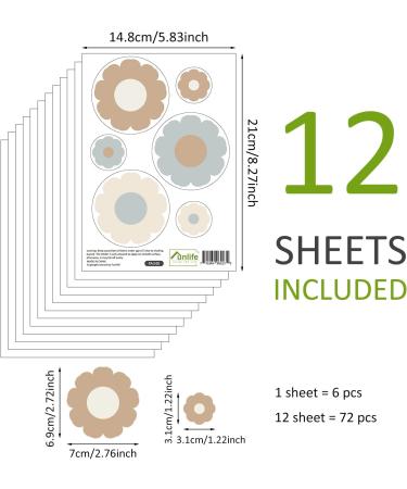 Funlife Gear Daisy Wall Decal - Peel and Stick Kids Wall Art Decor | Transparent PVC Stickers for Nursery, Bedroom, Playroom - Buy Online on GoSupps.com