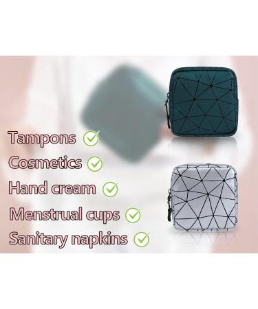 Zoetwhay Tampons Storage - Portable Mini Period Bag with Zipper | Waterproof Tampon Organizer (2 Pack) - Buy Online on GoSupps.com