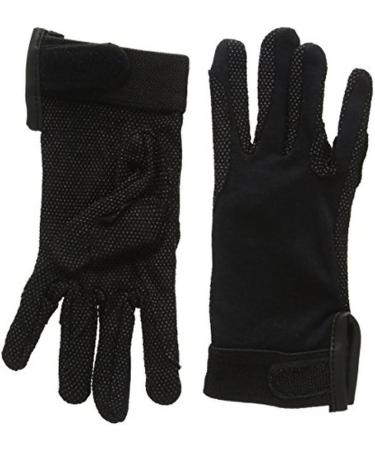 Rhinegold Cotton Pickel Palm Gloves Black S | Premium Quality International Shipping - Buy Online on GoSupps.com
