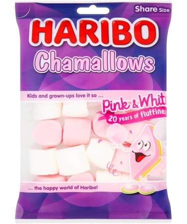  HARIBO HARIBO Pink & White Marshmallows 140g x Box of 12 - Buy Online on GoSupps.com