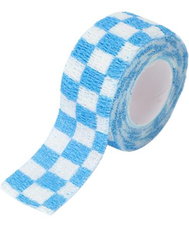 Self Adhesive Bandage Wrap - Lightweight Finger Tape for Anti Wear & Calluses - Blue Plaid - International Shipping - Buy Online on GoSupps.com