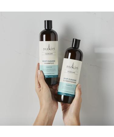 Sukin Natural Haircare Deep Cleanse Conditioner 500ml - Sulfate-Free & Nourishing Formula for All Hair Types - International Shipping Available - Buy Online on GoSupps.com