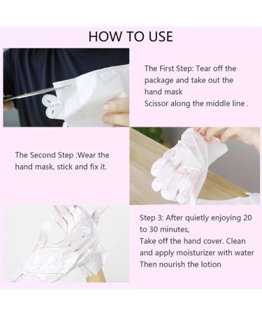 Moisturising Hand Mask for Dry Hands Hand Nourishing Gloves - Whitening Hand Masks Hand Care Spa Treatment Intensive Repair for Extremely Dry Cracked Hands - 5 Packs Rose - Buy Online on GoSupps.com
