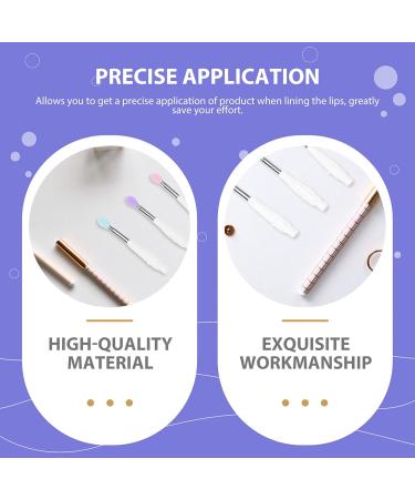 Buy 6pcs Silicone Lip Brush Set - Lipstick Applicator & Mask Tool for Perfect Makeup Application | International Shipping Available - Buy Online on GoSupps.com
