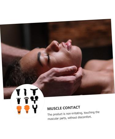 Beaupretty 9-Piece Massage Head Set - Replaceable Percussion Attachments for Deep Tissue & Fascia Body Massage Ultimate Fitness Recovery Tool - Buy Online on GoSupps.com