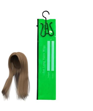 Multiple Wigs Bag - Hair Extension Holder - Space-saving PVC Long Hair Extension Holder Compact Wig Holder Hanger Green