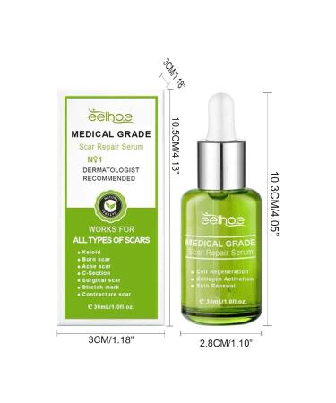 Advanced Scar Repair Serum - Medical Grade Spray for Acne, Surgical, Stretch Marks & Burns - Skin Repair Treatment (3PC) - Buy Online on GoSupps.com