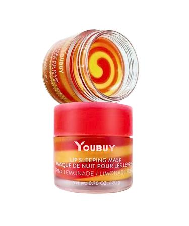 Lip Mask - Lip Care Lip Repair - Lip Sleeping Mask Overnight - Two-tone Lip Masks - Hydrating Lip Balm - Lip Moisturizer- Vitamin C Lip Scrub for Dry Lips - Long-lasting Moisturizing