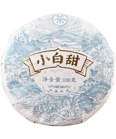 G teau au th blanc chinois Arbre ancien bio 100g Th de haute montagne Xiao Bai Tian - Buy Online on GoSupps.com