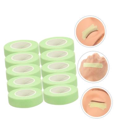 POPETPOP 30 Rolls Lash Grafting Tape Makeup Tape Adhesive Lash Tape Green Tape Lash Extension Supplies Green Lash Tape Scissor Bumper Makeup Stuff Non-woven Fabric Eyelash - Buy Online on GoSupps.com