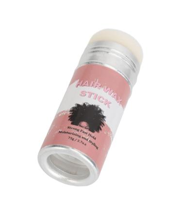 Hair Wax Stick Strong Hold Soft Shiny Hair Styling Easy Cleanse Portable 75g Hair Smoother Wax Stick for Men Women