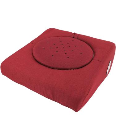 Moxibustion Cushion Set - Temperature Adjustable Anti-Brewing Linen-Sponge Easy to Clean Multi-Functional Stool in Red - Buy Online on GoSupps.com