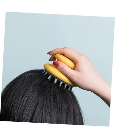 Skisuno Silicone Massage Curb Air Cushion Ridge Hairbrush - Ultimate Scalp Cleaning & Shampoo Massage Device - Buy Online on GoSupps.com