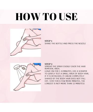 Smooth as Honey Mousse Hair Removal Spray Beeswax Hair Removal Mousse Hair Removal Spray for Women Men Gentle Painless (1) - Buy Online on GoSupps.com