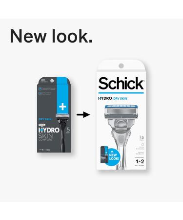 Schick Hydro 5 Sense Hydrate Razor for Men - 1 Handle, 2 Refills - Shock Absorb Technology - Buy Online on GoSupps.com