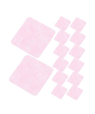 minkissy 2 Boxes Nail Wipes Cleaning Wipes Travel Wipes Gel Nail Polish Nail Polish Remover Nail Pads Polish Remover Pads Dip Powder Nail Remover Gel Polish Remover for Nails Cotton 4.80X4.80X0.10CM Pink