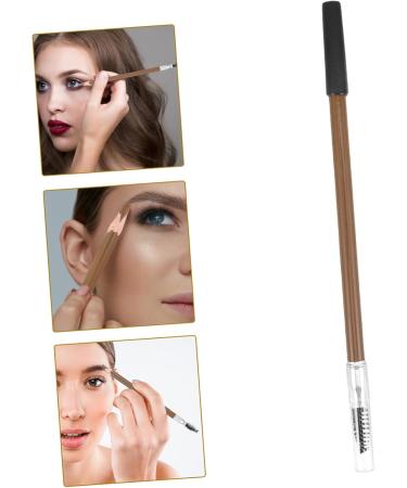 IWOWHERO Pencil Brow Pen Shaper Pencil Women Makeup Brow Pencil Wood Brow Pencil Wooden - Buy Online on GoSupps.com