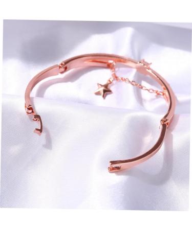 Mobestech High-Quality Arm Loop Frame Bracelet Accessories - Rose Gold 19.5cm x 1.2cm Set of 3 - International Shipping - Buy Online on GoSupps.com
