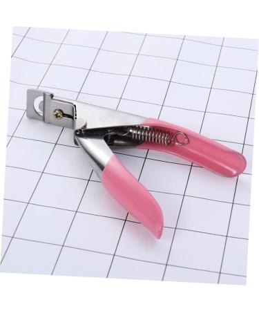 Stainless Steel Scissors Manicure Tools Professional Acrylic Nail Tools Nail Trimmer Fake Nail False Nails Nail for Acrylic Nails Nail File French Nail Clippers u-Cut medium Rosy - Buy Online on GoSupps.com