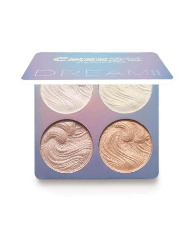 Long Lasting Waterproof Highlighter Powder Palette - Shimmer Glow Bronzer Makeup - Buy Online on GoSupps.com