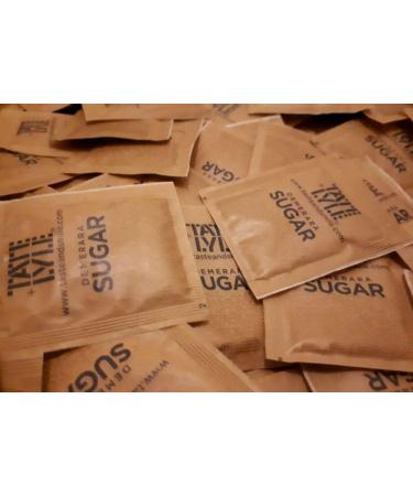 Brown Demerara Cane Sugar Sachets - 600 Individually Wrapped Pure Granulated Packets - Buy Online on GoSupps.com