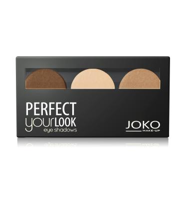Eyeshadow Palette Trio - 305 Chocolate/Cream/Beige - Joko